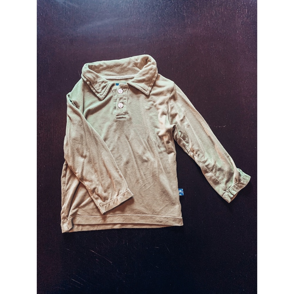 Green Kickee Pants Toddler Long Sleeve Shirt
